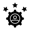 Kreisförmiges, minimalistisches Design