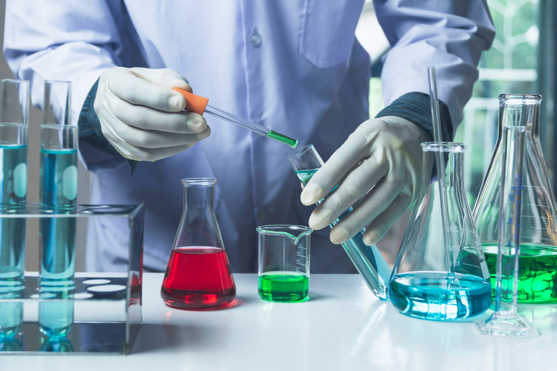 Labor in chemischem Laboratorium